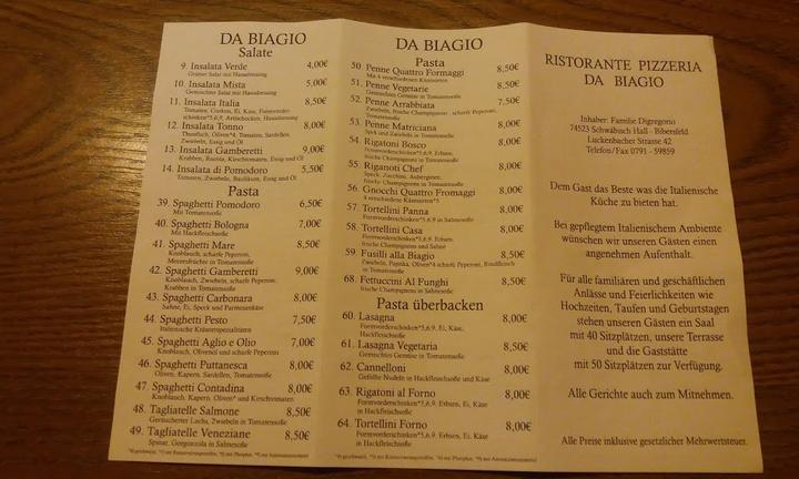 Ristorante Pizzeria Da Biagio